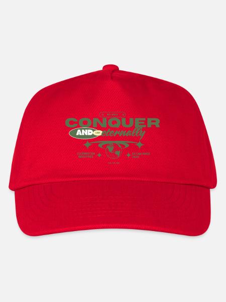 Erobern - Kinder Basecap - Rot