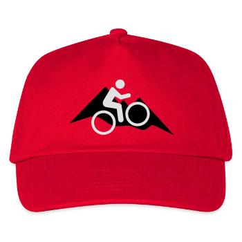 MTB / Mountain Bike / Bike / Mountains - Kids’ Baseball Cap - red - Front