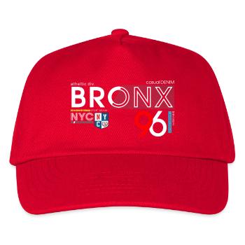 Urban Bronx Sport Style Grafik - Kinder Basecap - Rot - Vorne