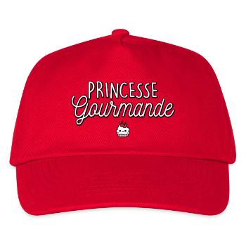 Gourmet Princess Cake Pastry Humor - Kids’ Baseball Cap - red - Front