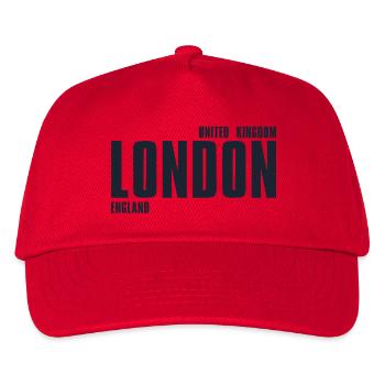 Typographie londonienne en grades de la Marine - Casquette de baseball Enfant - rouge - Devant