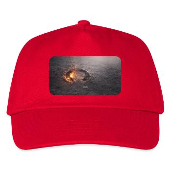 Raille de sabot dans le plancher en cendre - Casquette de baseball Enfant - rouge - Devant
