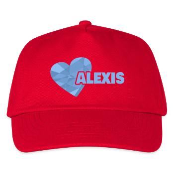 Mama Alexis - Kids’ Baseball Cap - red - Front