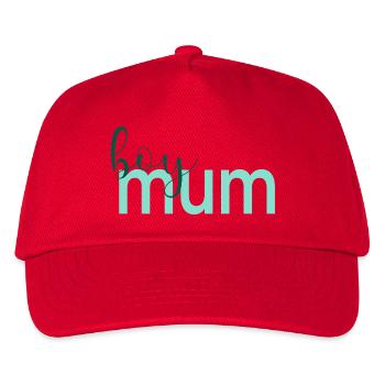 Mother Day Boy Mum - Kids’ Baseball Cap - red - Front
