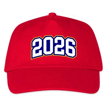 2026 year - Kids’ Baseball Cap - red - Front