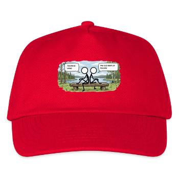 Savo Guys Duo 2 Tale Bench - Kids’ Baseball Cap - red - Front