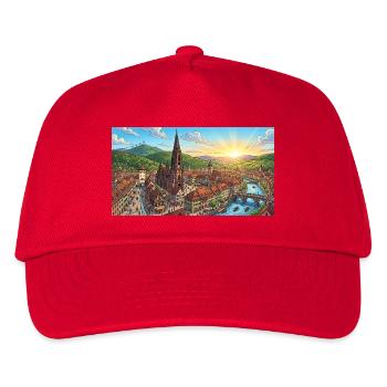 Forêt-Noire - Casquette de baseball Enfant - rouge - Devant