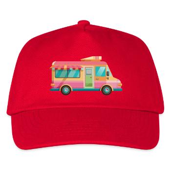 Cream truck - Kids’ Baseball Cap - red - Front