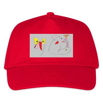 Un premier rendez-vous gênant - Casquette de baseball Enfant - rouge - Devant