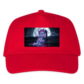 Jackpot de l’épuisement - Mème esthétique Vaporwave - Casquette de baseball Enfant - rouge - Devant