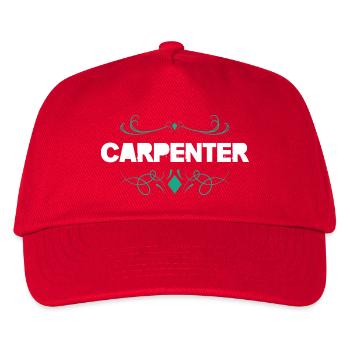 Carpenter Ornament Wood Crafts - Kids’ Baseball Cap - red - Front
