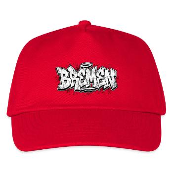 Bremen Graffiti Hip Hop - Kinder Basecap - Rot - Vorne