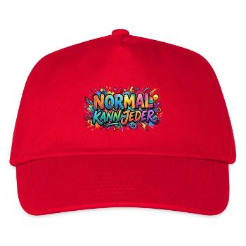 Normal can be any graffiti motif - Kids’ Baseball Cap - red - Front