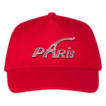 PARIS CREATION LOUIS RUNEMBERG ADAGP - Casquette de baseball Enfant - rouge - Devant