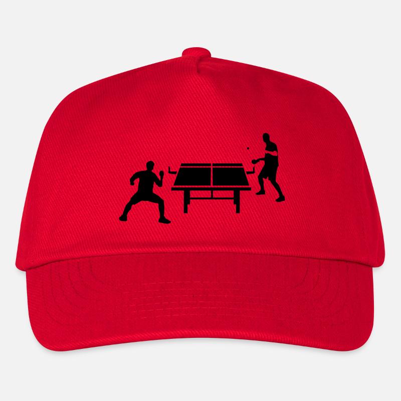 table_tennis_052012_d_1c - Kinder Basecap - Rot