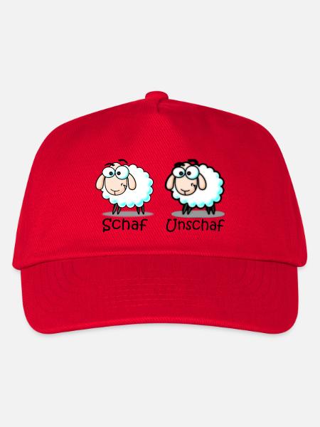 Schaf - Kinder Basecap - Rot