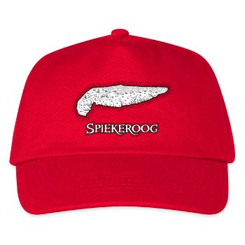 Spiekeroog | Antike Landkarte | Schatzkarte - Kinder Basecap - Rot - Vorne