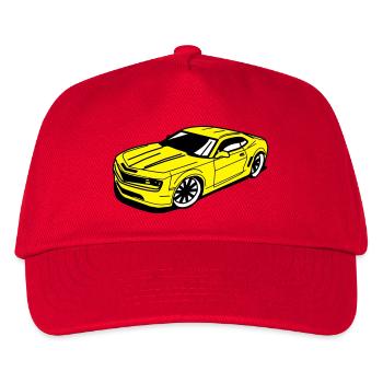 Camaro - Kinder Basecap - Rot - Vorne