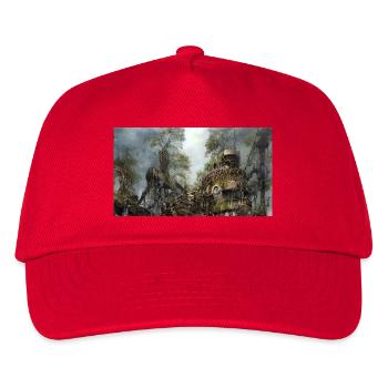 Foret immeuble - Casquette de baseball Enfant - rouge - Devant