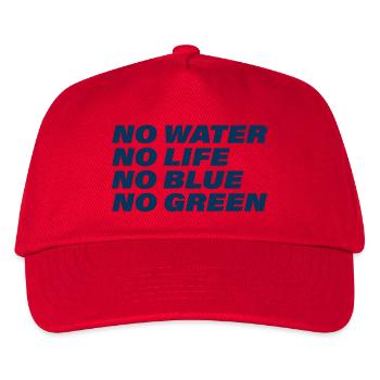 EAU - Casquette de baseball Enfant - rouge - Devant