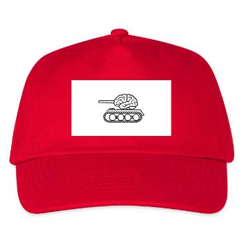 Denkpanzer - Kinder Basecap - Rot - Vorne