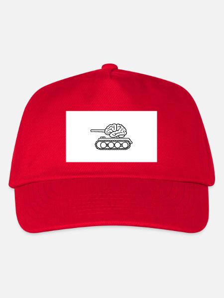 Denkpanzer - Kinder Basecap - Rot