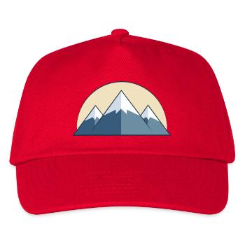 Gebirge - Kinder Basecap - Rot - Vorne