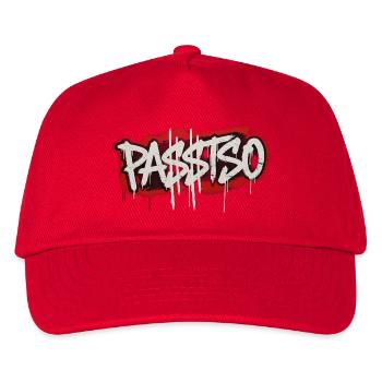 PA$$TSO - Kinder Basecap - Rot - Vorne