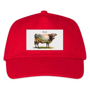 Tyrol - Kids’ Baseball Cap - red - Front