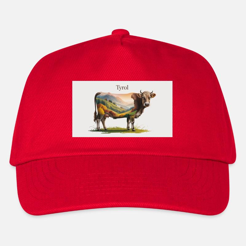Tyrol - Casquette de baseball Enfant - rouge