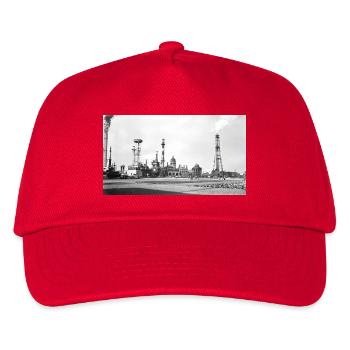 Industrial Steam Landscape Retro - Kids’ Baseball Cap - red - Front