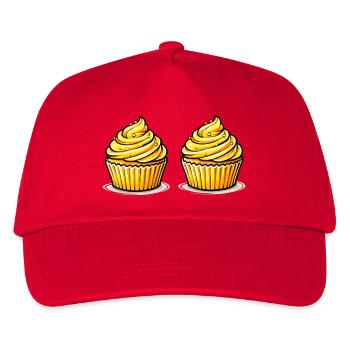 Cupcakes  - Kinder Basecap - Rot - Vorne