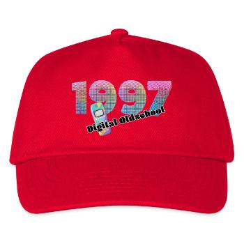 1997 – Früher Digitaler Alltag - Kinder Basecap - Rot - Vorne