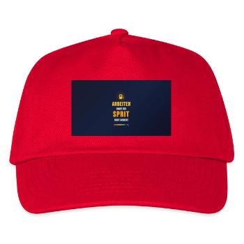 Travaillez pour ne pas tomber en panne de carburant - Casquette de baseball Enfant - rouge - Devant