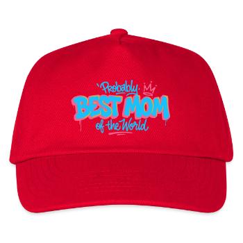 Beste Mama der Welt - Kinder Basecap - Rot - Vorne
