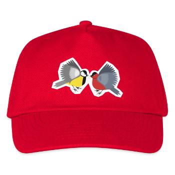 Fighting little birds - Kids’ Baseball Cap - red - Front