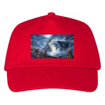 Lorelei, Nébuleuse du Rhin, Bateliers, Légende, Mythe du Rhin - Casquette de baseball Enfant - rouge - Devant