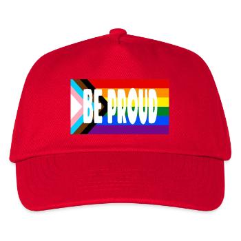 Texte du drapeau de la fierté - Casquette de baseball Enfant - rouge - Devant