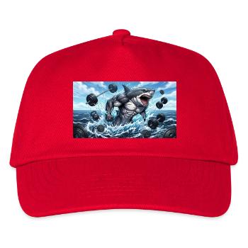 Vêtements d’entraînement pour requins - Casquette de baseball Enfant - rouge - Devant