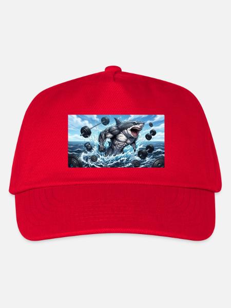 Shark training clothing - Kids’ Baseball Cap - red