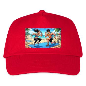 Formation des couples - Casquette de baseball Enfant - rouge - Devant