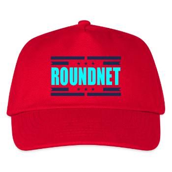 Roundnet Spieler - Kinder Basecap - Rot - Vorne