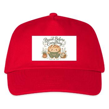 Bread mainly cuddly rolls - Kids’ Baseball Cap - red - Front