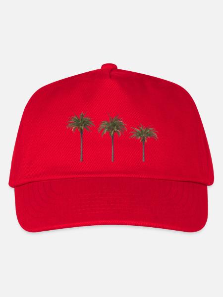 Palm Trees – Tropisches Sommer‑Design - Kinder Basecap - Rot