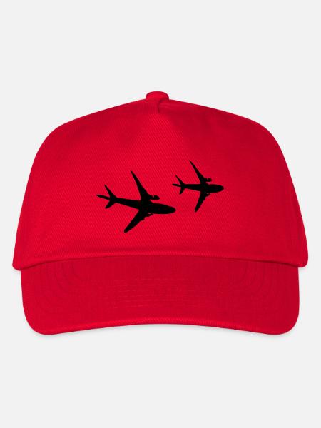 Flugschirm - Kinder Basecap - Rot