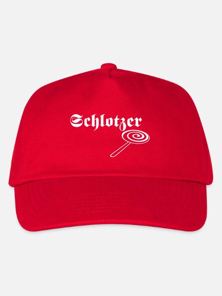 Schlotzer Lutscher White - Kinder Basecap - Rot