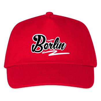 Berlin - Kids’ Baseball Cap - red - Front