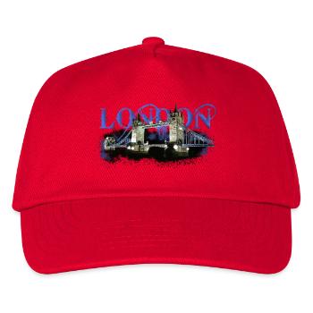 London - Kinder Basecap - Rot - Vorne