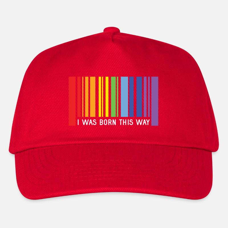 Pride Month LGBT - Ich wurde so geboren - Kinder Basecap - Rot