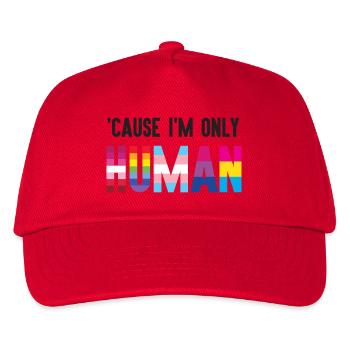 Pride Month LGBT - 'Cause I'm Only Human - Kids’ Baseball Cap - red - Front